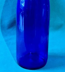 Cobalt Blue Glass Wine Bottle Decorative Empty 750 ml Craft Home Brew 12&Prime; Clean!
