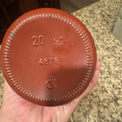 Lancers Rosé Wine 750 ml Brown Ceramic Bottle Portugal w/ Cork EMPTY