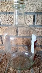 Taylor Red Wine 3 Liter Clear Glass Bottle/Jug With Cap– Empty & Clean