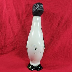 Vintage 1967 Penguin Wine Bottle Empty S. Martino Chianti Wine Glass Portland OR