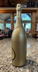 Vintage Large Store Display Wine Bottle Präsidenten Gold 3L Big Huge Germany Bar