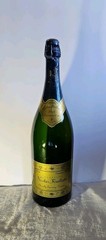 Glass Empty Tall French Wine Brut Champagne Bottle 3000 ML Display Feuillatte