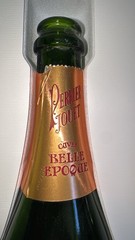 PERRIER-JOUET BELLE EPOQUE CHAMPAGNE GIFT BOX Empty Bottle 2 Flutes 2004