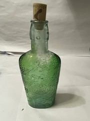 Vintage Embossed Liquor / Wine Bottle Made In Spain 1994 See Description