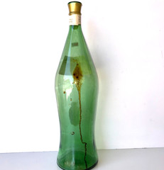 Vtg 1983 Fazi-Battaglia Classico empty Glass Wine Bottle Italy P