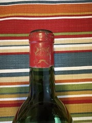 1961 Chateau Mouton Rothschild No 000436 Empty Bottle Double Signed