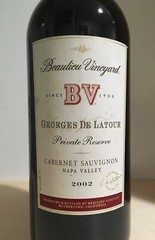 Large Empty Wine Bottle Dummy Display BV George De Latour Winery Napa Valley