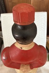 Vintage Joaquim Antonio Da Silveira Empty Football Soccer Player Wine Bottle 12”