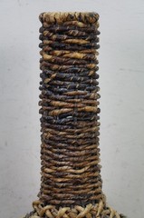 Large Vintage Wicker Wrap for Glass Demijohn Wine Bottle Carboy Jug 9&Prime; x 24&Prime;