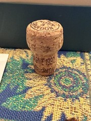 Cuvee Dom Perignon Vintage 1990 EMPTY Bottle with Original Box & Book and cork