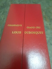 Louis Dubosquet Grand Cru Champagne Red Case NEW RARE BEAUTIFUL Ships from NYC