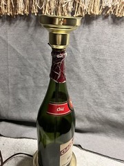 Vintage Wine Bottle Lamp – Unique and Upcycled Decor