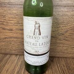 1978 Chateau Latour EMPTY 750ml Bottle NO Cork 1st Growth Grand Cru