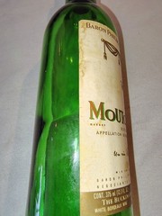 1977 MOUTON-CADET BORDEAUX BARON PHILIPPE ROTHSCHILD Empty Display Bottle Prop
