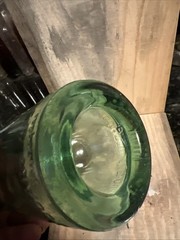 Drinking Glass Made From Broken 4/5 Quart Wine Bottle.