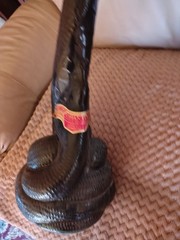 Chanti Serpentine Wine Bottle