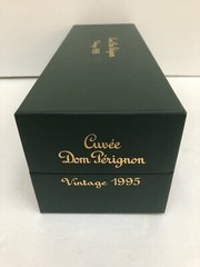 Vintage 1995 Cuvee Dom Perignon Champagne Empty Box & Pamphlet 750ML