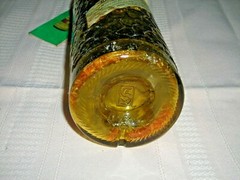 Mandarine Napoleon Grand Liqueur Empty Green Wine Bottle Belgium VTG Recipe Book