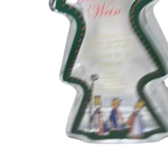 Christmas Tree Wine Bottle German Germany Empty Weihnachts Wein Tannenbaum