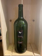 RARE Empty 3 Liter Bottle Of Renwood 2001 zinfandel