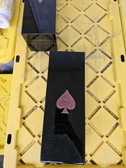 2 EMPTY ACE OF SPADES GOLD(ARMAND DE BRIGNAC)1.5 LT MAGNUM BOTTLE WITH BOX Rose