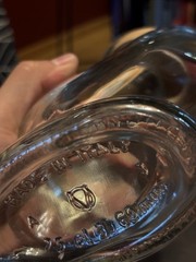 Heart Shape Wine Glass Bottle Mode In Italy