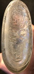 antique frisco wine co a36 4/5 pint bottle