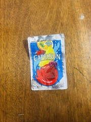 One Of A Kind Empty Capri Sun Juice Pouch RARE