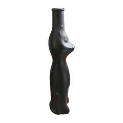 Black Cat Decanter 2018 Rheinhessen Riesling Qualitatswein German EMPTY 12&Prime;