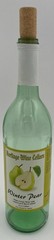 Lot of 4 Empty 750ml Wine Bottles Heritage Wine Cellars Colored Glass w/Corks