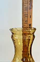 Vintage Rare Chianti Wine Bottle Decanter Lantern Oil Lamp Amber Green Glass 15&Prime;