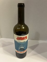 JAWS 50th Anniversary Amity Island Red Wine Collectible Bottle (Empty) w/ Cork