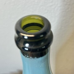 2 Empty Wine Bottles – Gemma di Luna Blue Moscato & Bella Bellina Swing Top
