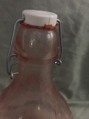 Vintage Casadis Milano JUS DE FRUITS Pink Wine Decanter 2 LITERS Antique