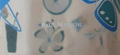 Vintage Paul Masson Carafe Wine Bottle Butterfly Cocktails Umbrella Grill REtro
