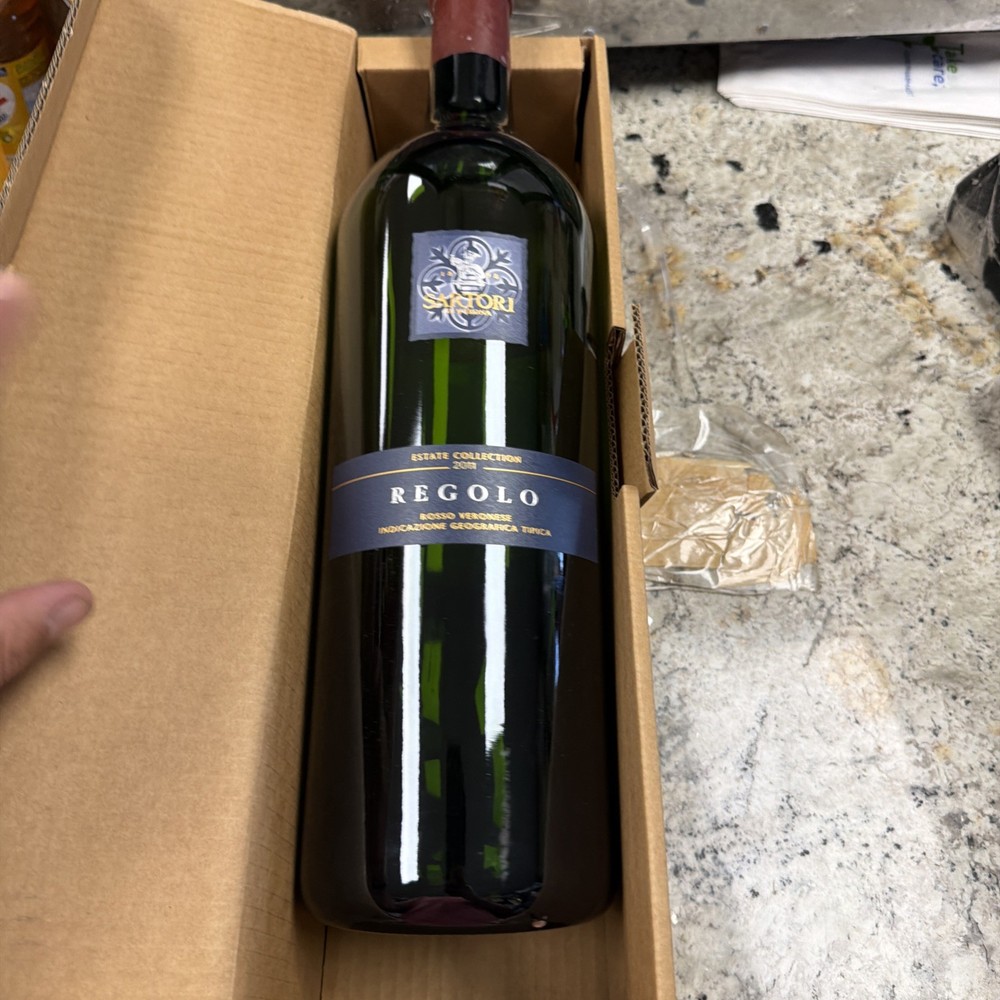 VINTAGE 3 LITER WINE BOTTLE Regolo Empty Dummy Bottle Brand New For Display