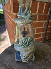 RARE VIARENGO SAP TORINO Wine Snake Bottle 12&Prime; From Italy