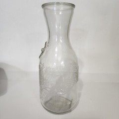 Vintage ETCHED CLEAR GLASS 1989 NORMAN KOSARIN WINE WATER CARAFE PAUL MASON…