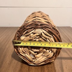Achaia Clauss Retsina Wicker Wine Bottle 17” Greece Vintage