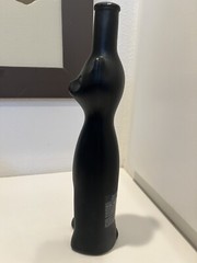 Mid Century Modern Retro Style Rheinhessen-Riesling Black Cat Wine Bottle 13&Prime;