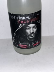 19 Crimes Snoop Dog Brand Cali Rose Empty Wine Bottle 750ml 2020 Frosted Glass