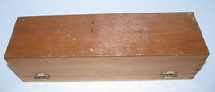 Van Roekel Vineyards California Winery Wine Bottle Wood Box Hinged Case