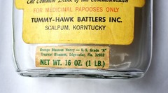 Vintage Orange Blossom Wine Bottle Label & Daniel Booze Kaintucky Feud Oil Label