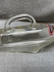 Canadian London Red Dinner Wine Empty Bottle with Handle Home Decor KG JD