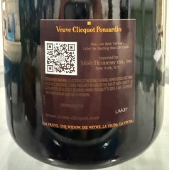 Champagne Veuve Clicquot Ponsardin Brut Mathusalem Empty Glass Bottle 6 Liter