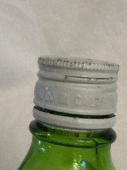 Vintage E & J Gallo Flavor-Guard One Pint Green Glass Liquor Bottle Cap