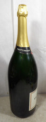 Taittinger Brut Champagne Dummy Empty Bottle Prop Mathusalem Wood Crate Very Big
