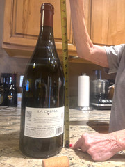 RARE 2022 3 Liter LA CREMA SONOMA PINOT EMPTY WINE BOTTLE & CORK