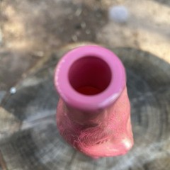VTG Mosel Riesling happy cat wine bottle Pink blush Circa 2007
