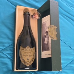 Empty Dom Pérignon Cuvée Vintage 1990 750 mL w/ Box & Booklet And Cork